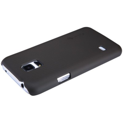 Samsung Galaxy S5 mini Nillkin Frosted Shield rudas plastikinis dėklas + apsauginė ekrano plėvelė / Priedai.lt