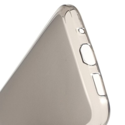 HTC 10 (Lifestyle) kieto silikono TPU skaidrus pilkas dėklas - nugarėlė / Priedai.lt