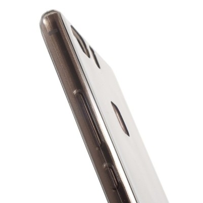 Huawei P9 Plus (Huawei Ascend P9 Plus) skaidrus (permatomas) kieto silikono TPU ploniausias pasaulyje pilkas dėklas / Priedai.lt