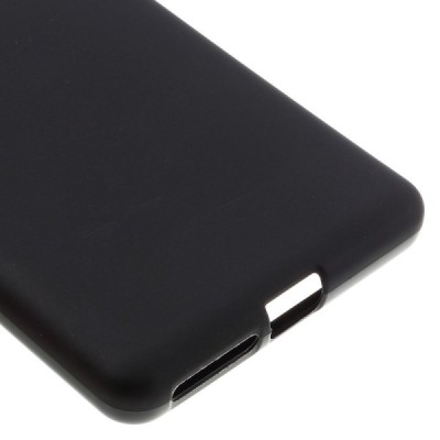 Sony Xperia E5 (Sony Xperia E5 Dual) kieto silikono TPU juodas dėklas - nugarėlė / Priedai.lt