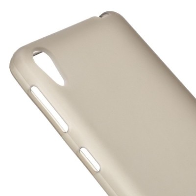Sony Xperia E5 (Sony Xperia E5 Dual) kieto silikono TPU skaidrus, pilkas dėklas - nugarėlė / Priedai.lt