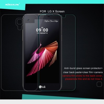 LG X-Screen (K500N) „Nillkin“ H Tempered Glass sustiprintos apsaugos apsauginis ekrano stiklas 0,33 mm / Priedai.lt