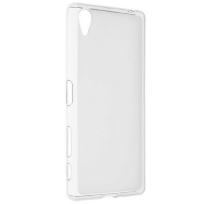 Sony Xperia X Performance kieto silikono TPU skaidrus, baltas dėklas - nugarėlė / Priedai.lt