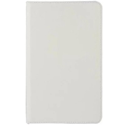 Samsung Galaxy Tab A 10.1 2016 (T580,T585) atverčiamas, sukamas 360 laipsnių, baltas odinis dėklas - stovas / Priedai.lt