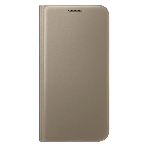 „Samsung“ Flip Wallet Cover atverčiamas dėklas - auksinis (Galaxy S7)