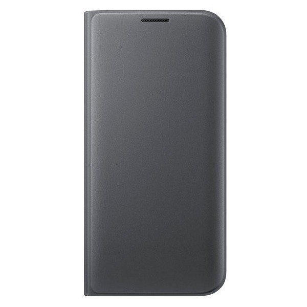 „Samsung“ Flip Wallet Cover atverčiamas dėklas - juodas (Galaxy S7 Edge)