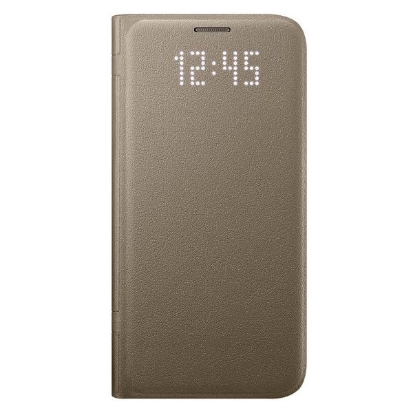 „Samsung“ Led View Cover atverčiamas dėklas - auksinis (Galaxy S7)