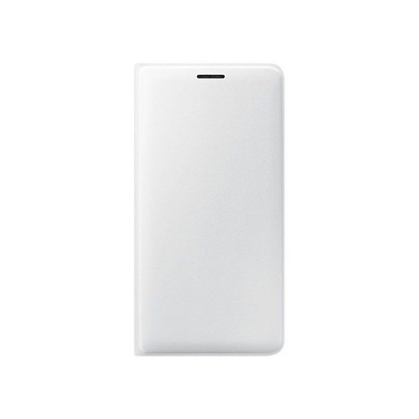 „Samsung“ Flip Wallet Cover atverčiamas dėklas - baltas (Galaxy J1 2016)