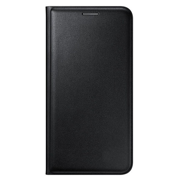 „Samsung“ Flip Wallet Cover atverčiamas dėklas - juodas (Galaxy J5 2016)