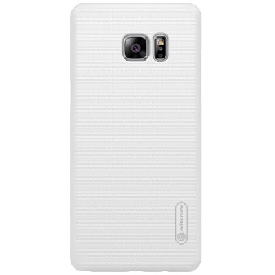 Nillkin Frosted Shield Samsung Galaxy Note 7 (N930) baltas plastikinis dėklas + apsauginė ekrano plėvelė / Priedai.lt