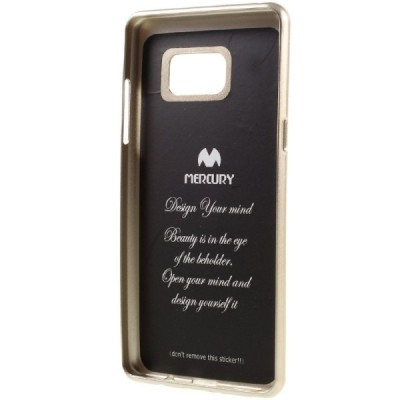 Samsung Galaxy Note 7 (N930) Mercury auksinis kieto silikono tpu dėklas - nugarėlė / Priedai.lt