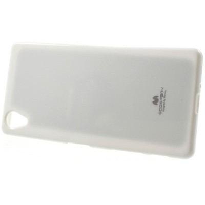 Sony Xperia X (F5121, F5122) Mercury baltas kieto silikono tpu dėklas - nugarėlė / Priedai.lt