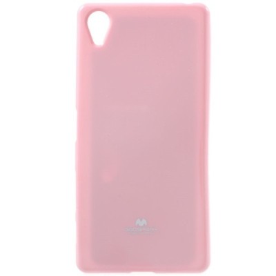 Sony Xperia X (F5121, F5122) Mercury šviesiai rožinis kieto silikono tpu dėklas - nugarėlė / Priedai.lt