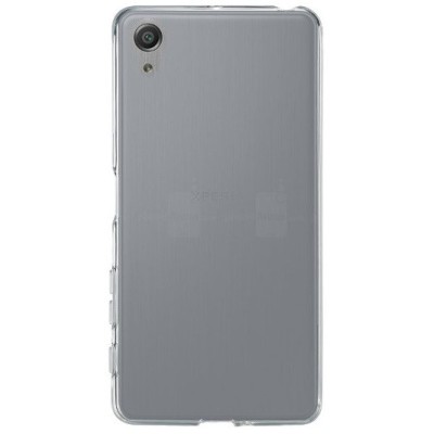Sony Xperia X (F5121, F5122) skaidrus (permatomas) silikoninis TPU ploniausias pasaulyje bespalvis dėklas / Priedai.lt