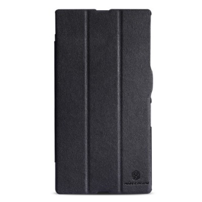 „Nillkin“ Victory Sony Xperia Z Ultra juodas odinis atverčiamas dėklas / Priedai.lt