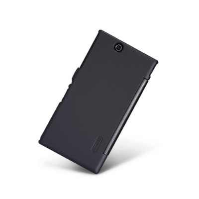 „Nillkin“ Victory Sony Xperia Z Ultra juodas odinis atverčiamas dėklas / Priedai.lt