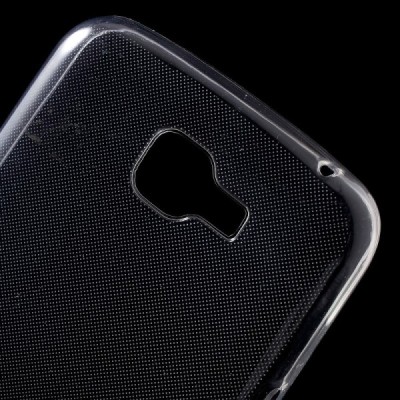 LG K4 (K120E) skaidrus (permatomas) kieto silikono TPU ploniausias pasaulyje bespalvis dėklas / Priedai.lt