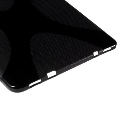 Samsung Galaxy Tab S2 9.7 (T815, T810) kieto silikono TPU juodas dėklas - nugarėlė / Priedai.lt