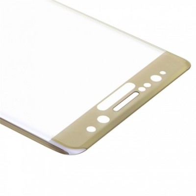 Samsung Galaxy Note 7 (N930) „Amorus“ 9H Tempered Glass sustiprintos apsaugos auksinis pilnai dengiantis apsauginis ekrano stikl