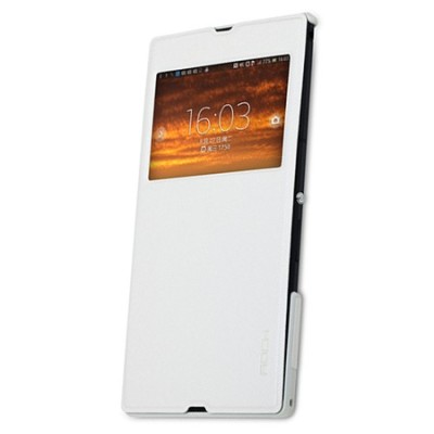 „ROCK“ Flexible Sony Xperia Z Ultra baltas dėklas / Priedai.lt