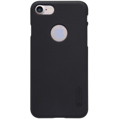 Nillkin Frosted Shield Apple iPhone 7 (iPhone 8) juodas plastikinis dėklas / Priedai.lt