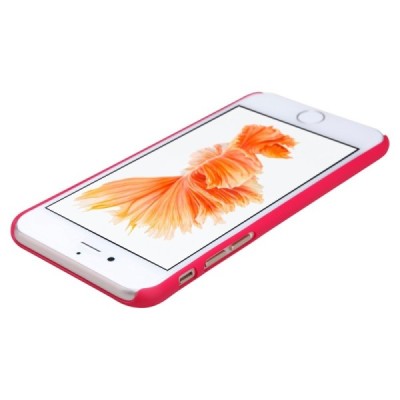 Nillkin Frosted Shield Apple iPhone 7 (iPhone 8) raudonas plastikinis dėklas + apsauginė ekrano plėvelė / Priedai.lt