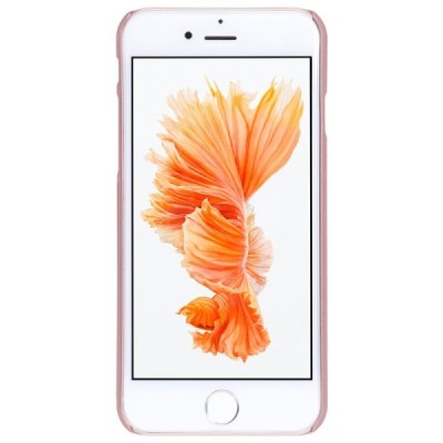 Nillkin Frosted Shield Apple iPhone 7 (iPhone 8) rožinis plastikinis dėklas + apsauginė ekrano plėvelė / Priedai.lt