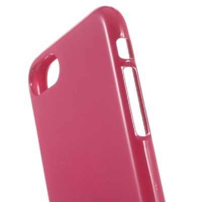 Apple iPhone 7 (iPhone 8) Mercury tamsiai rožinis kieto silikono tpu dėklas - nugarėlė / Priedai.lt