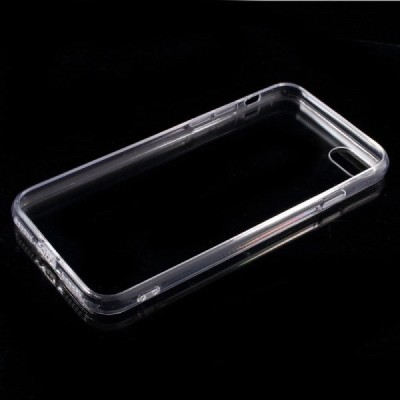 Apple iPhone 7 (iPhone 8) skaidrus (permatomas) akrilinis kieto silikono TPU plonas (akrilo) dėklas - nugarėlė / Priedai.lt