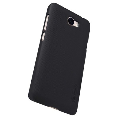 Nillkin Frosted Shield Huawei Y5 II 2 juodas plastikinis dėklas + apsauginė ekrano plėvelė / Priedai.lt