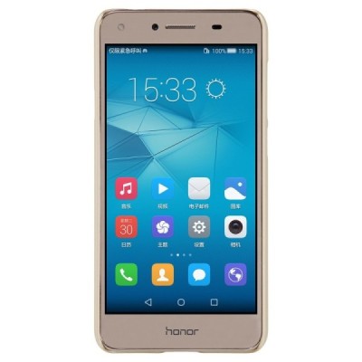 Nillkin Frosted Shield Huawei Y5 II 2 auksinis plastikinis dėklas + apsauginė ekrano plėvelė / Priedai.lt