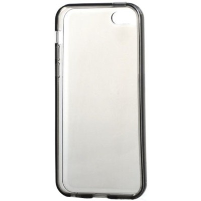 Kieto silikono pilkas/baltas Apple iPhone 5C dėklas (dėkliukas) / Priedai.lt