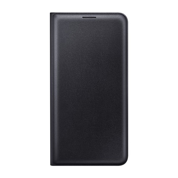 „Samsung“ Flip Wallet Cover atverčiamas dėklas - juodas (Galaxy J7 2016)