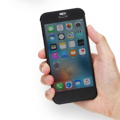 Apple iPhone 7 (iPhone 8) „Rock“ Dr V atverčiamas juodas dėklas - knygutė / Priedai.lt