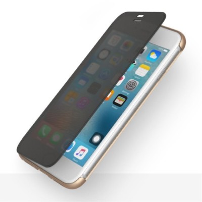Apple iPhone 7 (iPhone 8) „Rock“ Dr V atverčiamas juodas dėklas - knygutė / Priedai.lt