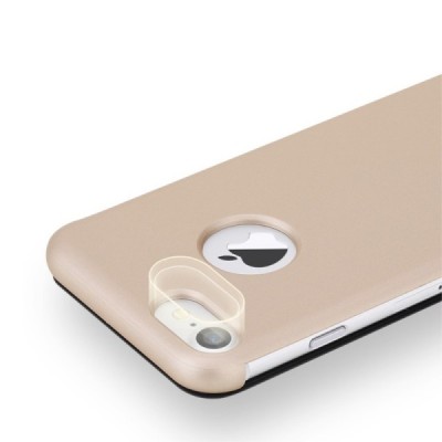 Apple iPhone 7 (iPhone 8) „Rock“ Dr V atverčiamas auksinis dėklas - knygutė / Priedai.lt