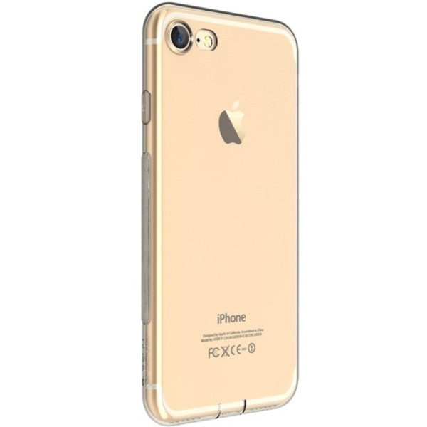 „Devia“ Naked dėklas - skaidrus + apsauginis ekrano stiklas (iPhone 7 / 8 / SE 2020 / SE 2022)