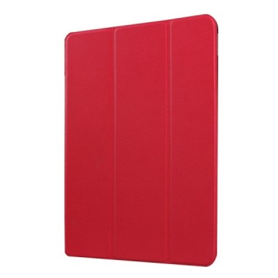 Huawei MediaPad M2 10 atverčiamas raudonas odinis dėklas - knygutė / Priedai.lt