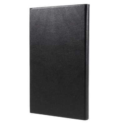 Samsung Galaxy Tab A 10,1 2016 (T580, T585) Smart Case atverčiamas juodas odinis dėklas - knygutė / Priedai.lt