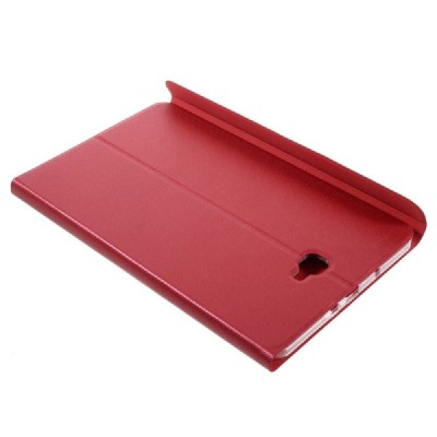 Samsung Galaxy Tab A 10,1 2016 (T580, T585) Smart Case atverčiamas raudonas odinis dėklas - knygutė / Priedai.lt
