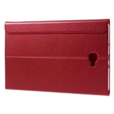 Samsung Galaxy Tab A 10,1 2016 (T580, T585) Smart Case atverčiamas raudonas odinis dėklas - knygutė / Priedai.lt