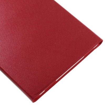 Samsung Galaxy Tab A 10,1 2016 (T580, T585) Smart Case atverčiamas raudonas odinis dėklas - knygutė / Priedai.lt