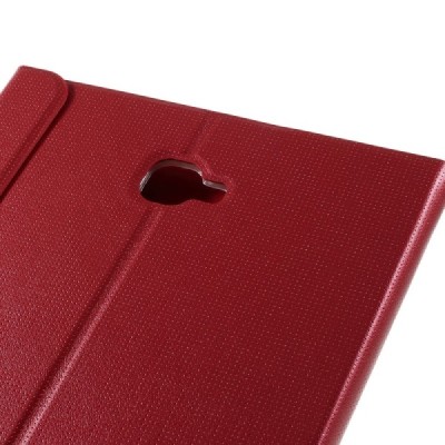 Samsung Galaxy Tab A 10,1 2016 (T580, T585) Smart Case atverčiamas raudonas odinis dėklas - knygutė / Priedai.lt