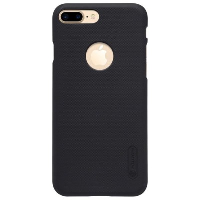Nillkin Frosted Shield Apple iPhone 7 Plus (iPhone 8 Plus) juodas plastikinis dėklas / Priedai.lt
