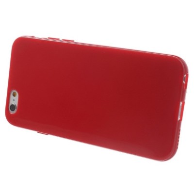 Apple iPhone 6, 6s kieto silikono TPU raudonas dėklas - nugarėlė / Priedai.lt