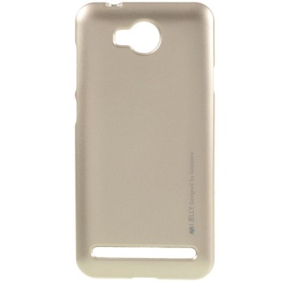 Huawei Y3 II (Huawei Y3 2) auksinis Mercury kieto silikono (TPU) dėklas - nugarėlė / Priedai.lt