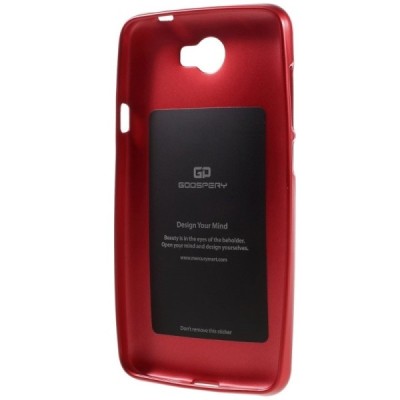 Huawei Y5 II (Huawei Y5 2) raudonas Mercury kieto silikono (TPU) dėklas - nugarėlė / Priedai.lt