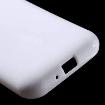 Samsung Galaxy J1 mini (J105) kieto silikono TPU baltas dėklas - nugarėlė / Priedai.lt
