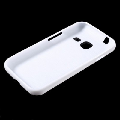 Samsung Galaxy J1 mini (J105) kieto silikono TPU baltas dėklas - nugarėlė / Priedai.lt