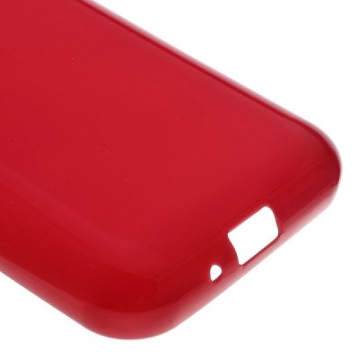 Samsung Galaxy J1 mini (J105) kieto silikono TPU raudonas dėklas - nugarėlė / Priedai.lt